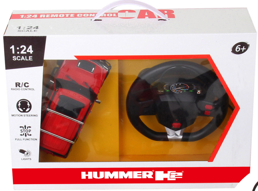 Радиоуправляем Модел 1:24 – R/C Hummer H2 с Дистанционно Тип Волан, 42×13×29 см